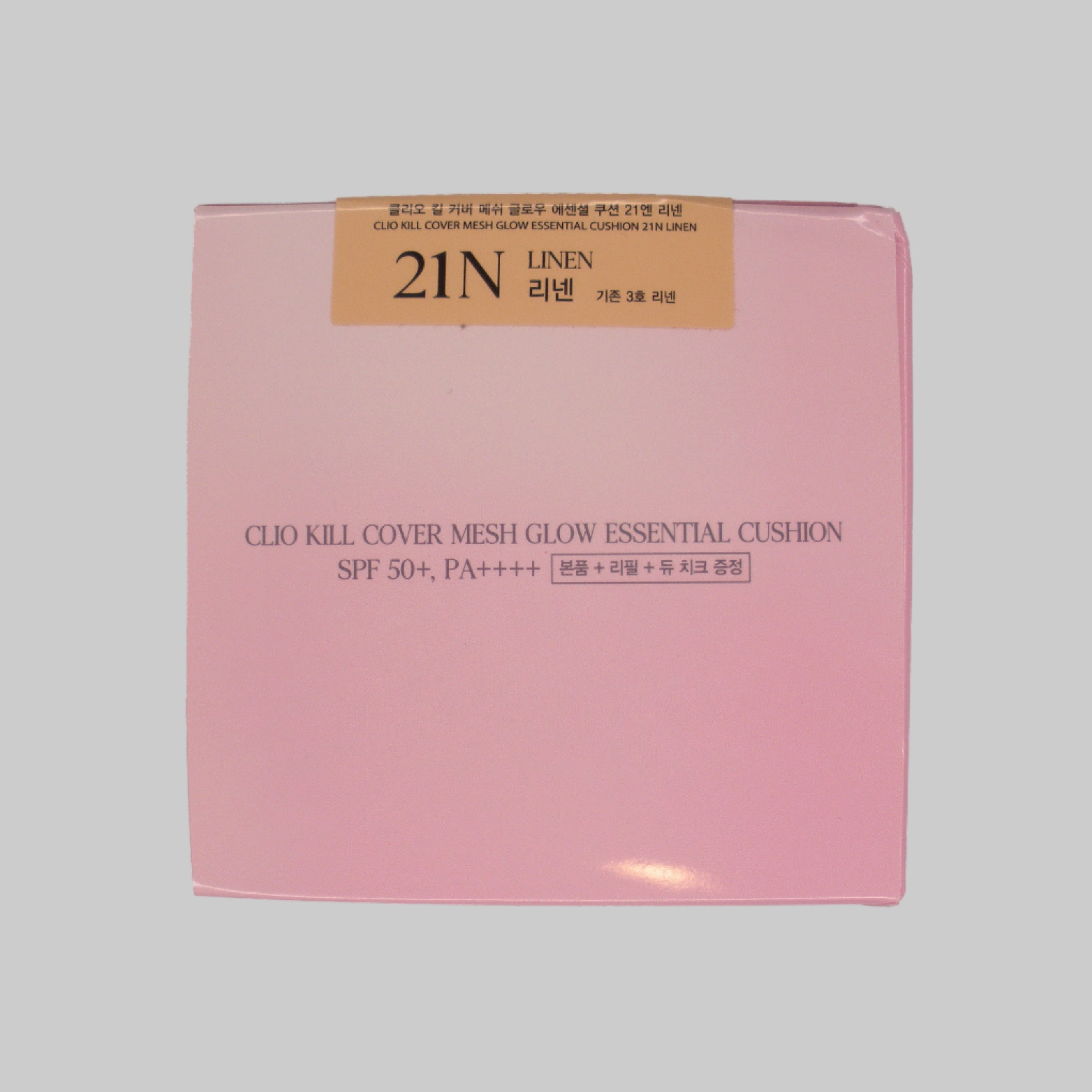 Clio Kill Cover Mesh Glow Essential Cushion, SPF 50+/PA++++, 21N Linen