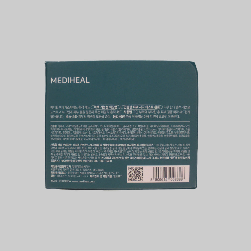 Mediheal Madecassoside Blemish Pad, 100 pads