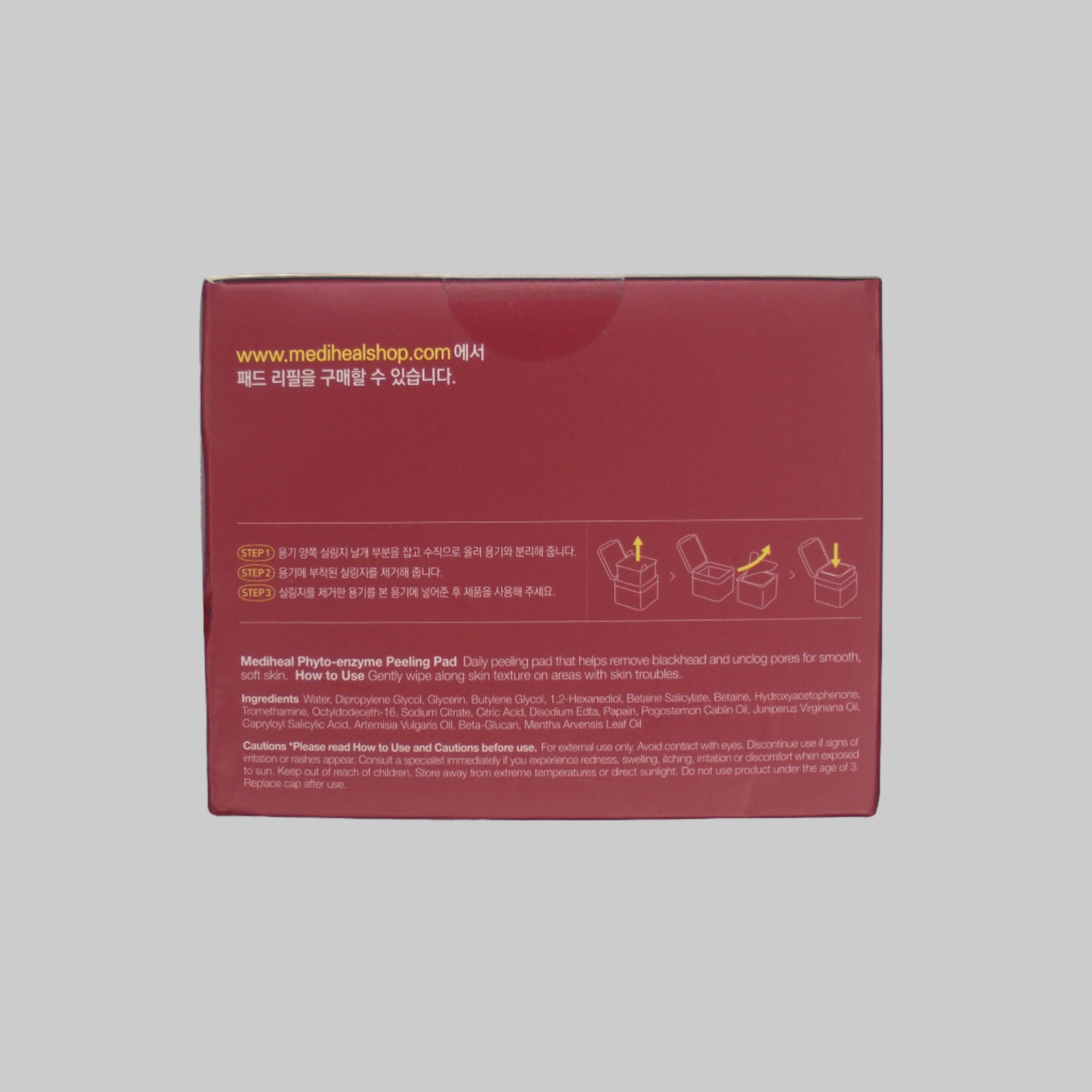 Mediheal Phyto-Enzyme Peeling Pad, 90 pads