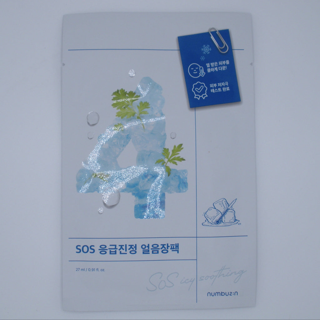 numbuzin No.4 Icy Soothing Sheet Mask