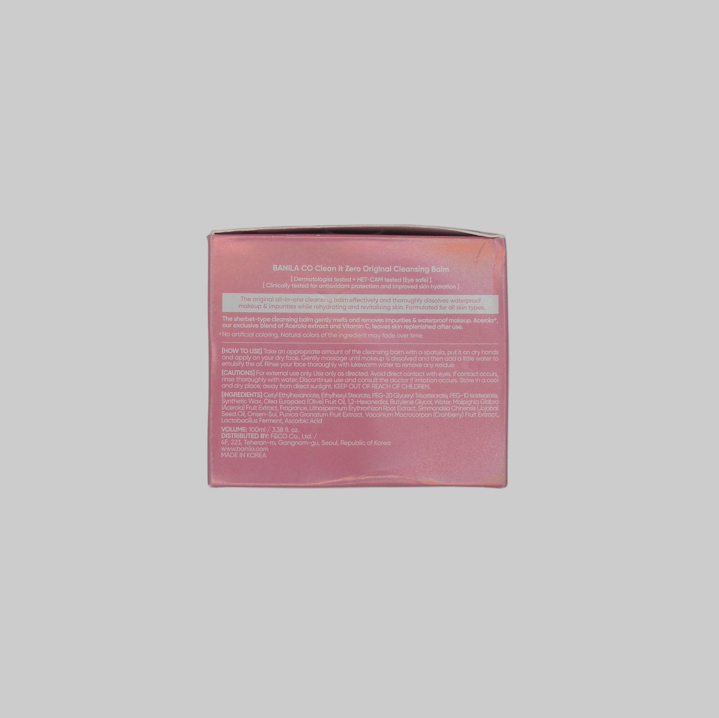Banila Co Clean it Zero Cleansing Balm, 100 ml