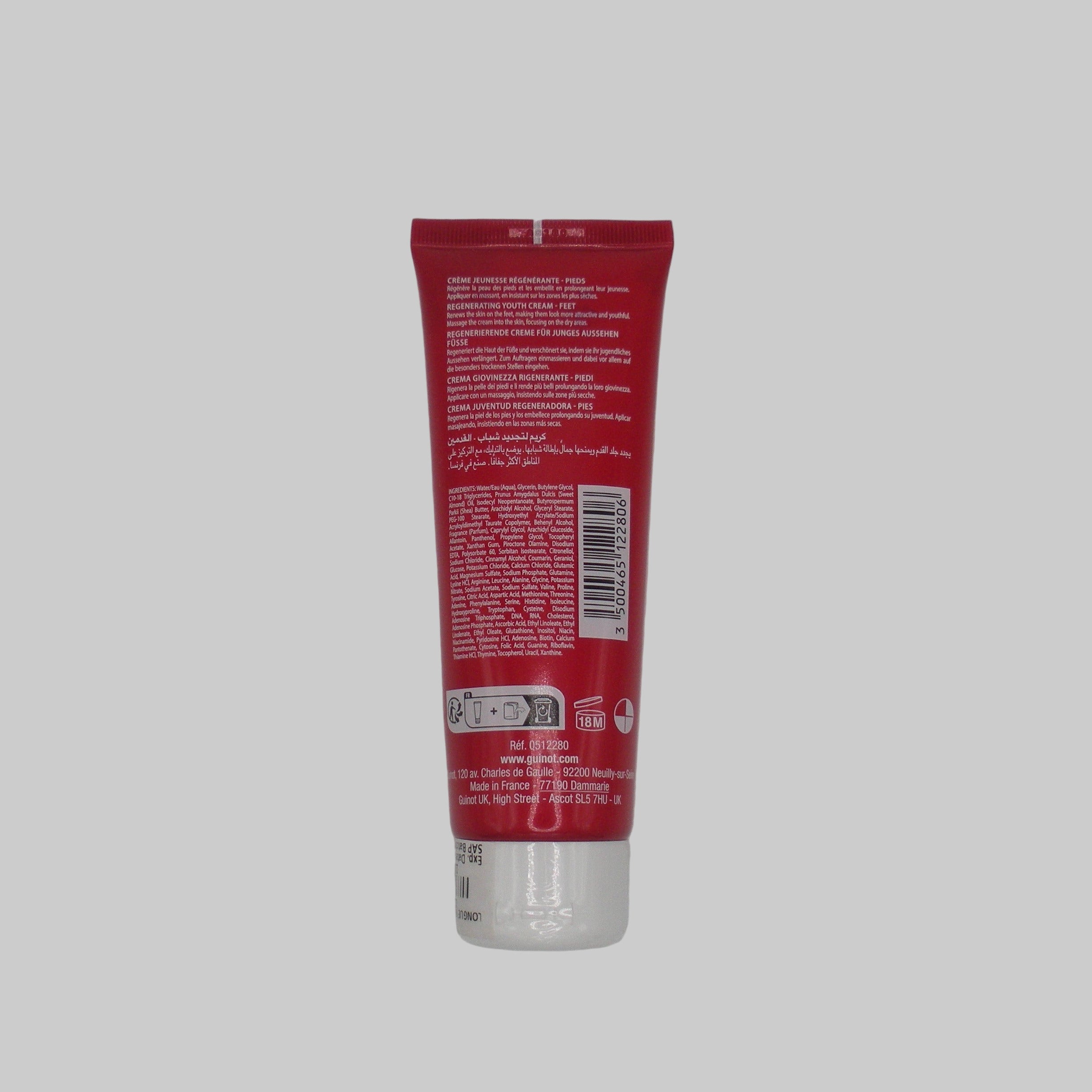 Guinot Créme Longue Vie Pieds, 125 mL
