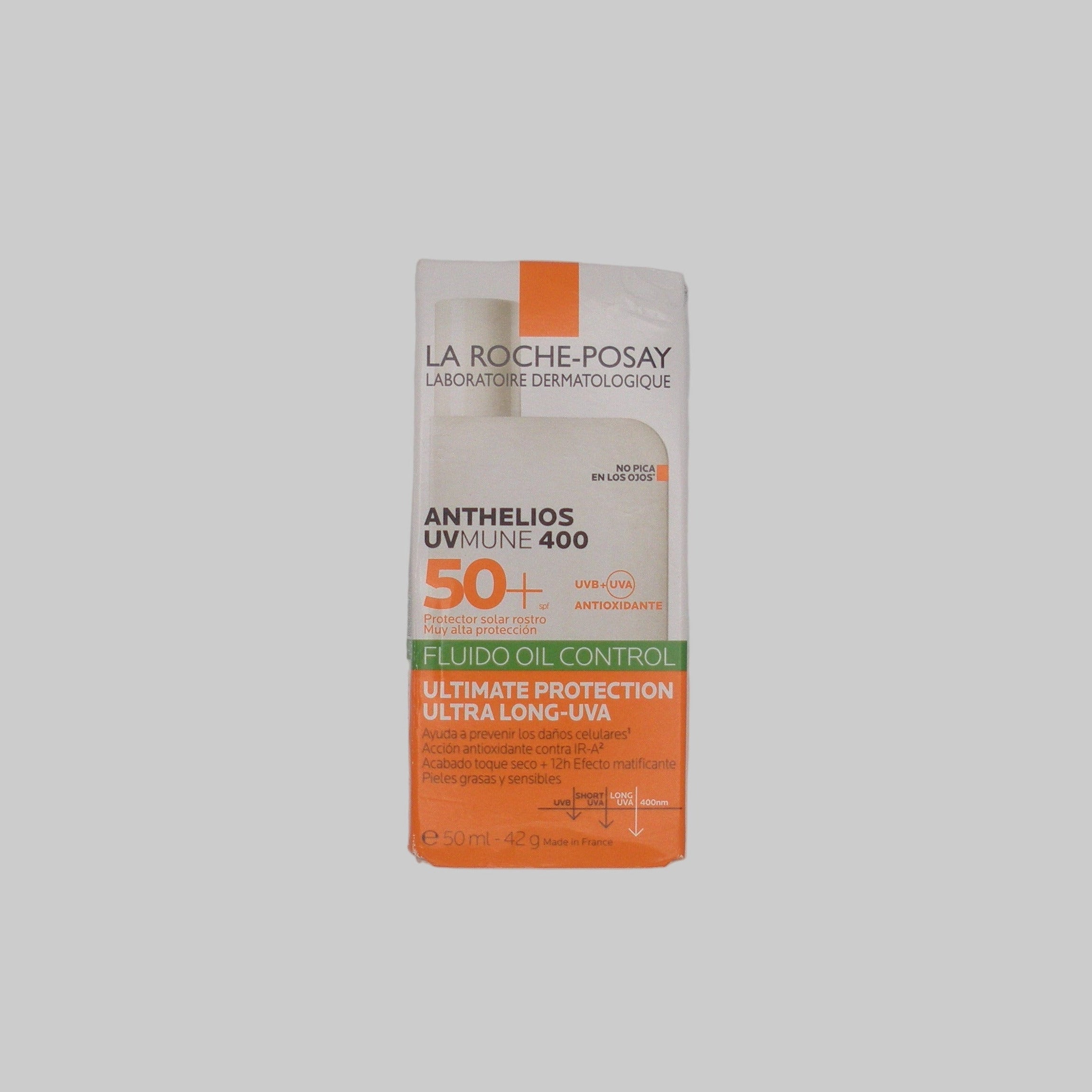 La Roche-Posay Anthelios UVMune 400 Sunscreen, SPF 50, Oil Control Fluid