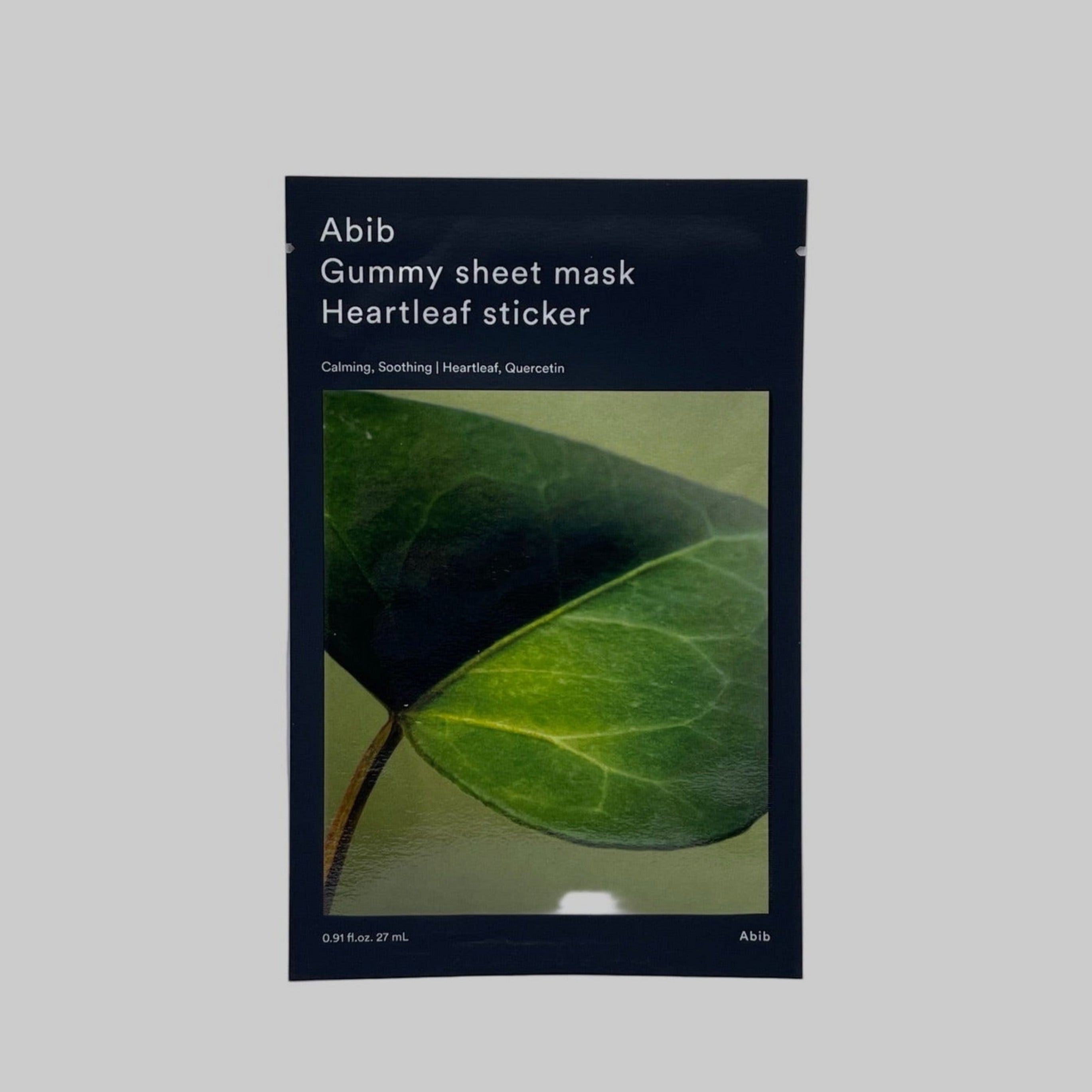 Abib gummy sheet mask Heartleaf sticker