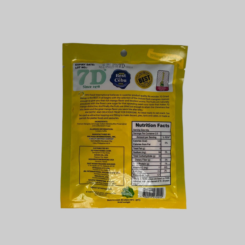 7D Cebu Dried Mangoes