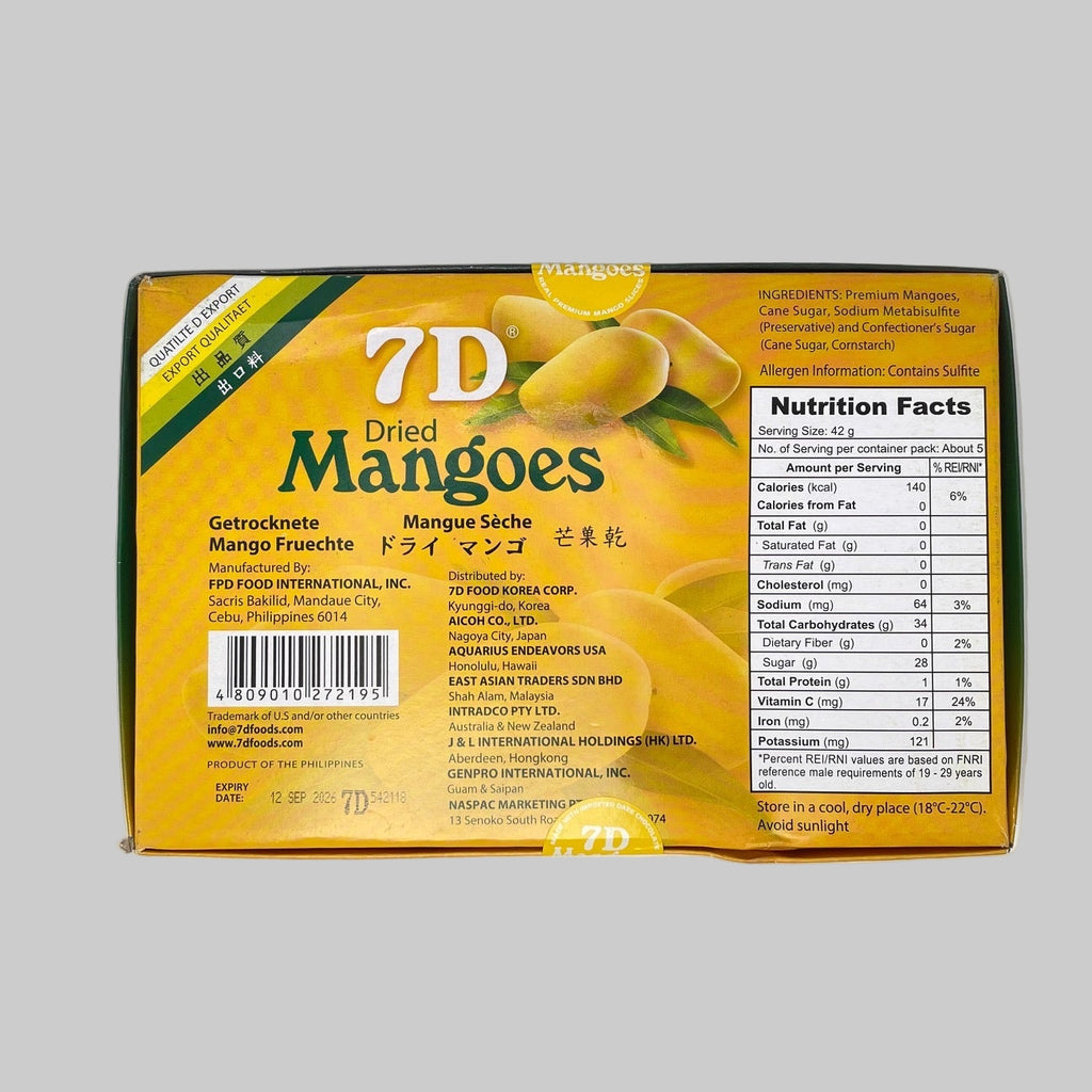 7D Cebu Dried Mangoes