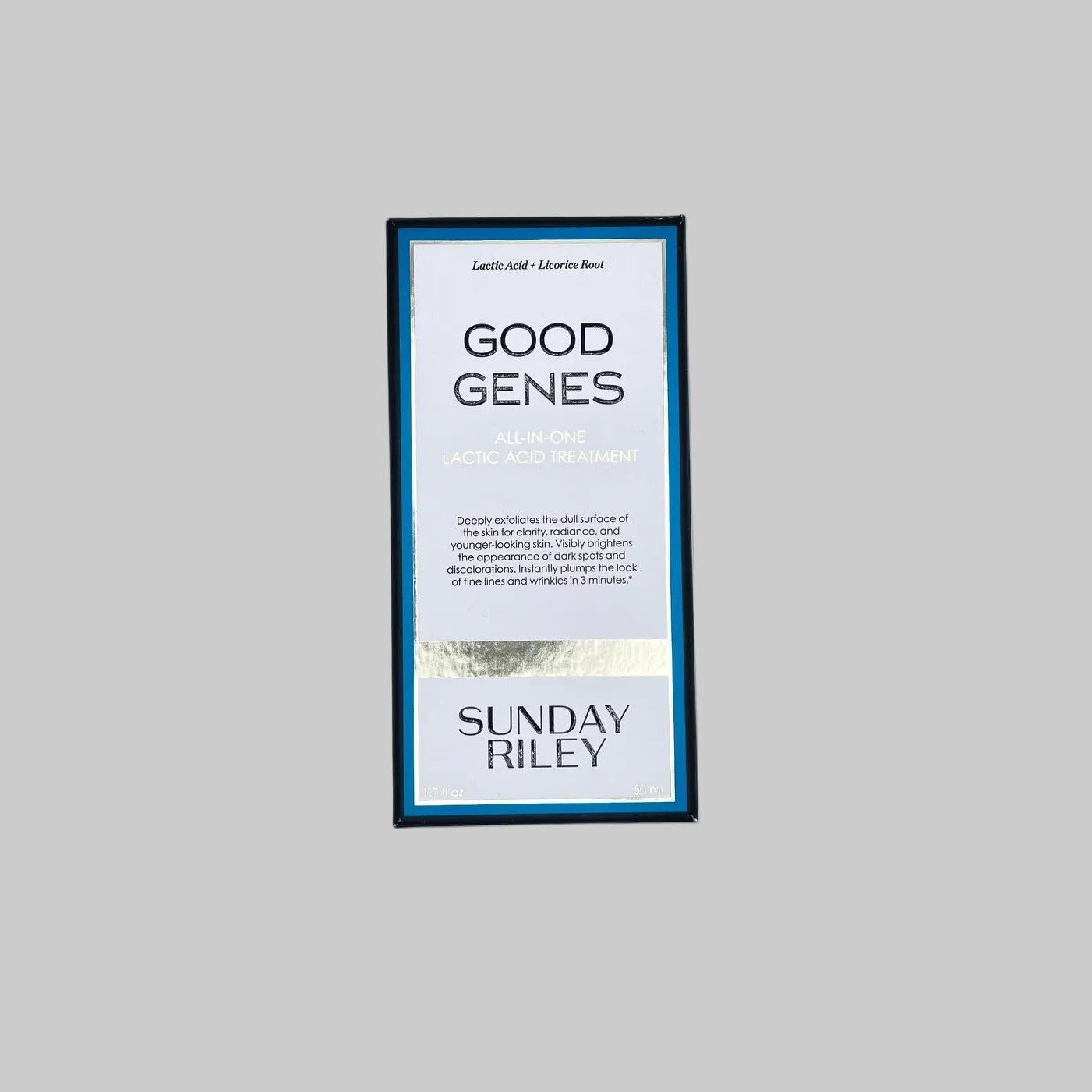 'Good Genes' by Sunday Riley on a white background.