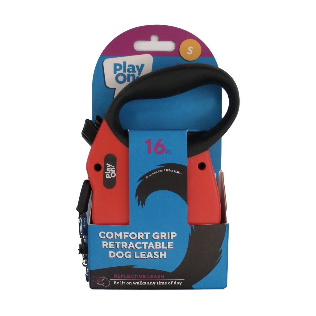 Play On Retractable Dog Leash, 16 ft., Small breeds